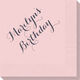 Darling Script Napkins Image 2 of 2